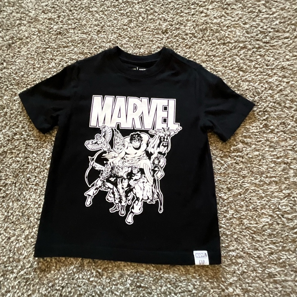Marvel Heroes Baby Gap 4T Black Graphic Tshirt